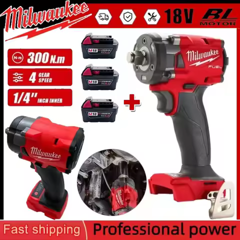 Milwaukee M18 FIW212 18V lithium battery impact wrench | General tool for automobile maintenance and