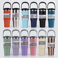 Premium Jumbo Steel Tumbler Handle 40oz 1200ML Korean Aesthetic Tumbler Large 40 oz Capacity Drinkin