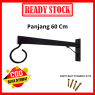 Gantungan Ayunan Bayi Besi Panjang 60 Cm / Gantungan Ayunan Tempel Dinding / Gantungan Ayunan Dewasa