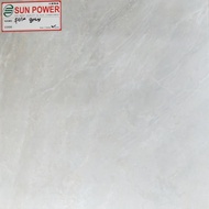 Keramik Lantai (Glossy)/ SUN POWER FOLA GREY 50X50 KW1/ buwple 9749ld