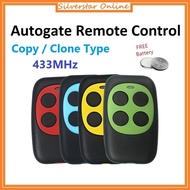 Remote Control 433MHz 4 Buttons Clone Copy Learn Autogate Transmitter Auto Gate Wireless Colorful Re