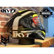 KYT TT COURSE HELMET / HELMET KYT TT COURSE GRAND PRIX BLACK/YELLOW FULL FACE