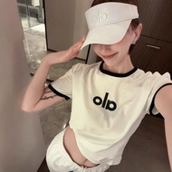Alo Loose Sports Fitness Short Sleeve T-Shirt Women