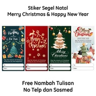 33 pcs Cardboard Seal Stickers Merry Christmas Theme Packaging Seal Stickers