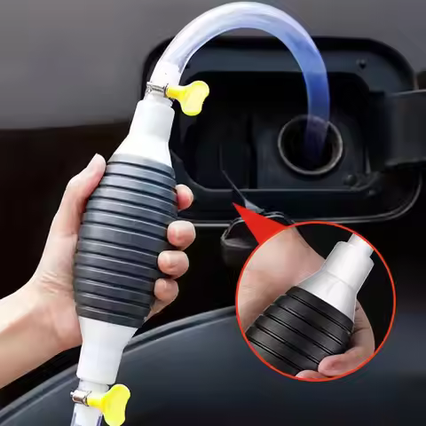 1/2 hand pump petrol pump transfer pump fuel pump, hand pump water with hose and 2 hose clamps for c