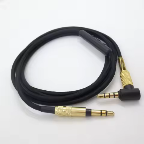 Adapter 3.5MM Upgrade Audio Cable with In-Line Mic Remote Volume Or Without Mic for Sony MDR-10R MDR