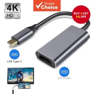 Type C To HDMI-Compatible Adapter 4K USB 3.1 HDTV Converter For Laptop MacBook Tablet