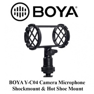 BOYA BY-C04 Camera Microphone Shockmount &amp; Hot Shoe Mount