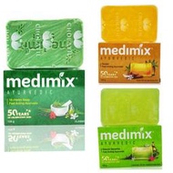 一組5個~Medimix 美黛詩 印度綠寶石皇室藥草浴美肌皂125g (草本=深綠/檀香=橘色/寶貝=淺綠)3款可任選