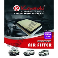 TOYOTA LEXUS LANDCRUISER(J150) 4.0 FJ CRUISER(XJ10) 4.0 GX460(URJ150) 4.6 PENAPIS AIR FILTER RTY-380