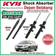 TOYOTA ALTIS ZZE, ZRE14# 2008-2013 KYB / KAYABA ORIGINAL SHOCK ABSORBER SET