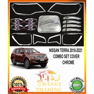 accessories cars ♢Nissan Terra 2018 to 2021 VL VARIANT Garnish Combo set cover chrome 2019 2020♔