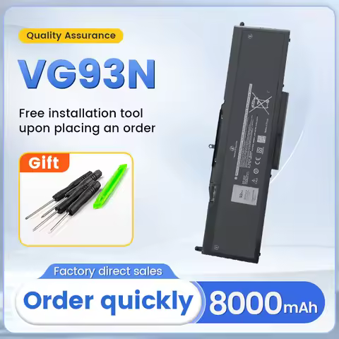 SOMI VG93N Laptop Battery For DELL Precision 15 3520 3530 For DELL Latitude 5591 5495 5590 5580 5490