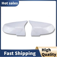White 2x M3 Style Side Rear Mirror Cover Caps for     F20  F30 F32 F36 X1 M3
