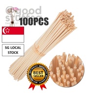 [SG FREE 🚚] 100Pcs Natural Reed Fragrance Aroma Oil Diffuser Rattan Sticks