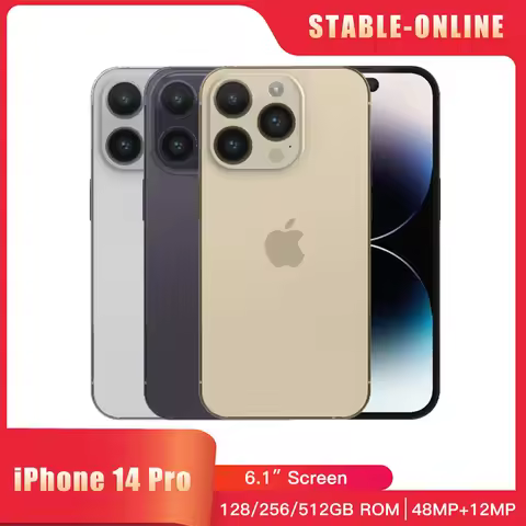 Apple iPhone 14 Pro 5G Mobile Phone 6GB RAM 128/256/512GB ROM 6.1'' OLED 120Hz A16 Bionic Hexa-Core 