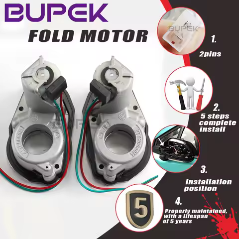 BUPEK For BMW 5 Series G30 G31 G38 F07 F10 F11 F18 Z4 X4 F26 X5 F15 F16 Car Side View Mirror Fold Mo