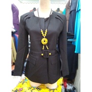 Black work blazer, Gasper blazer, CA code blazer