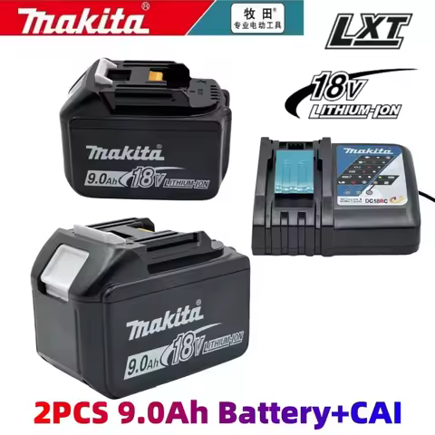 Original Makita battery, 18V 9.0Ah rechargeable battery, power tool BL1830 BL1840、BL1850、BL1860B、 Ma