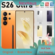 NexHaus Built in Pen S16-6 S26 Ultra 4G/5G SmartPhone 6.7-inch Full Screen Memory 8GB RAM+256GB ROM 