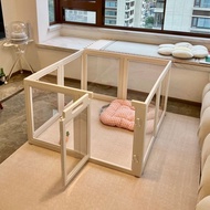 Dog Dog Fence Acrylic Transparent Kennel Fence Indoor Isolation Yorkshire Small Dog Dog Cage Househo