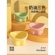 Cat Bowl Ceramic Cat Food Bowl Cat Rice Bowl Water Bowl Pet Bowl Cat Slow Food Bowl Cat Bowl Cat Foo