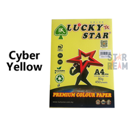 Ready Stock! A4 Cyber Color Paper 80g 450s/ream Kertas Warna-Warni (Cyber Series)