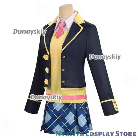 Pripara Manaka Laala Cosplay Costume Cute School Uniform Anime Game Character Outfit JK Uniform Top 