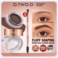 1/2/3PCS O.TW O.O 2 In 1 Eyebrow Tinted Natural Shaping Cream Wax Eyebrow Cream Professional Face Ma