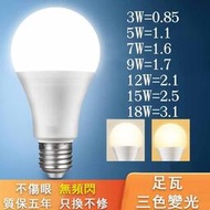 【最低下標價】🔥10個起出貨LED燈泡 無頻閃 三色款 節能燈泡3W~25W E27螺口 小燈泡 節能燈 環保節能燈