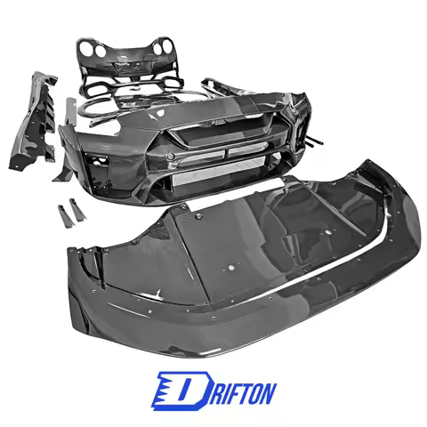 Full Carbon Fiber Varis MY19 Style Car Body Kit For Nissan R35 GTR Bodykit Rear Front Bumper Side Sk