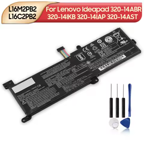 NEW Replacement Battery L16M2PB2 L16M2PB1 L16L2PB3 For Lenovo Ideapad 320-14ABR 320-14IKB 320-14IAP 