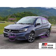 Proton Saga MC3 2025+ GR Design Door Visor Window Deflectors With Double Tape New Saga Accessories