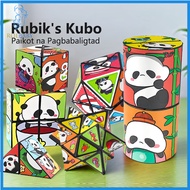 Rolbaby Rubik's Cube Folding Rubik's Cube 3D Panda Versatile 3D Panda Magic Cube Puzzle Toy