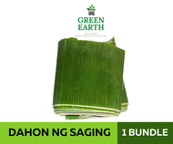 GREEN EARTH FRESH BANANA LEAVES (DAHON NG SAGING) - 1 bundle