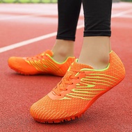 Air Mesh Track and Field Shoes Men Women Spikes Sneakers Athlete Running Training Shoes Lightweight 