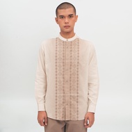 KEMEJA M231 Men's Shirt Cream Longkoko 0863A