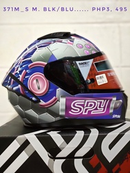 SPYDER FULL FACE STRIKE 371 MATTE BLACK BLUE WD  FULL FACE HELMET