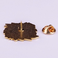 Dungeons and Dragons D20 Game Brooch Feminism Flower Badge Female Player Pride Decoration