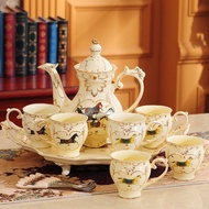 Water cup set English afternoon tea party Tea set Tea cup Ceramic cup Home coffee cup set European c