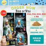Bite of Wild P42 F42 K42 B45 1 kg FREE Pouch Treats Freeze Dried - Premium Dry Cat Food Kitten and A