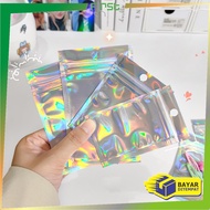 EC Retail FH-C1104 Plastic Clip Hologram 7X10CM Flat Packaging Food Wrap Plastic Spices Ziplock/ Hol