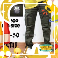 HITAM UNGU / Big Size Cargo / Men's Long Cargo Pants / Men's Cargo Pants Big Size 36-50 / Men's Jumb