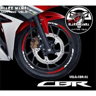 Cutting STICKER Rims CBR 150R - STICKER LIS LIST Variation Tires/VELG HONDA CBR 150 R 09 cbr150r