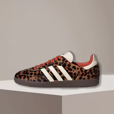 adidas Originals SAMBA OG Comfortable and Durable Low-Top Sneakers Unisex Brown JI2734