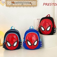 PRESTON Spiderman School Bag, Cartoon 3D Stereo Anime Figure Backpack, Simple polyester Cute Handsome Kindergarten Backpack Gift