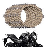 pyxv1588 Motorcycle Accessories 7x Clutch Friction Plates Discs For Yamaha YZF R3 R25 MT-03 MT03 2015-2022 Clutch Plates