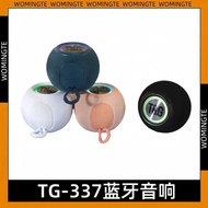 Spherical Mini Speaker Portable Fabric Subwoofer Desktop Speaker Bluetooth TG337 Outdoor Mini Subwoo