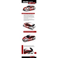 BLITZ Transparent Car Shell FF EK9 1/10th 190mm FWD Body 60225-07.