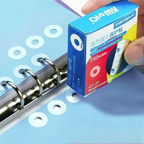 Transparent Hole Guard Sticker Donut Protective Sticker Loose-leaf Hole Repair Subsidy Binding Hole 